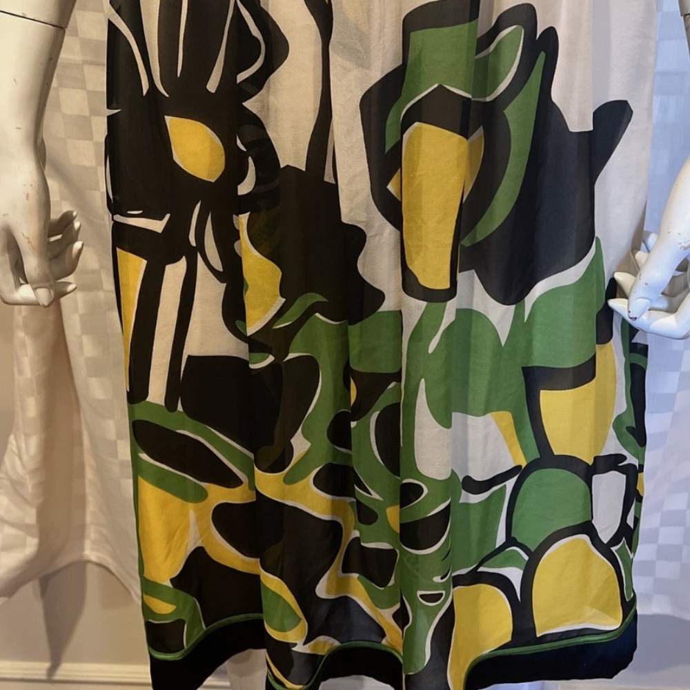 Vintage Sue Wong Silk Halter Multicolor Sz 12 Dress New - Picture 4 of 5